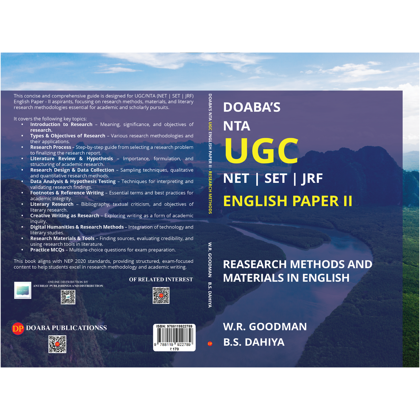 Doabaโs NTA UGC NET | SET | JRF English Paper II โ Research Methods and Materials in English