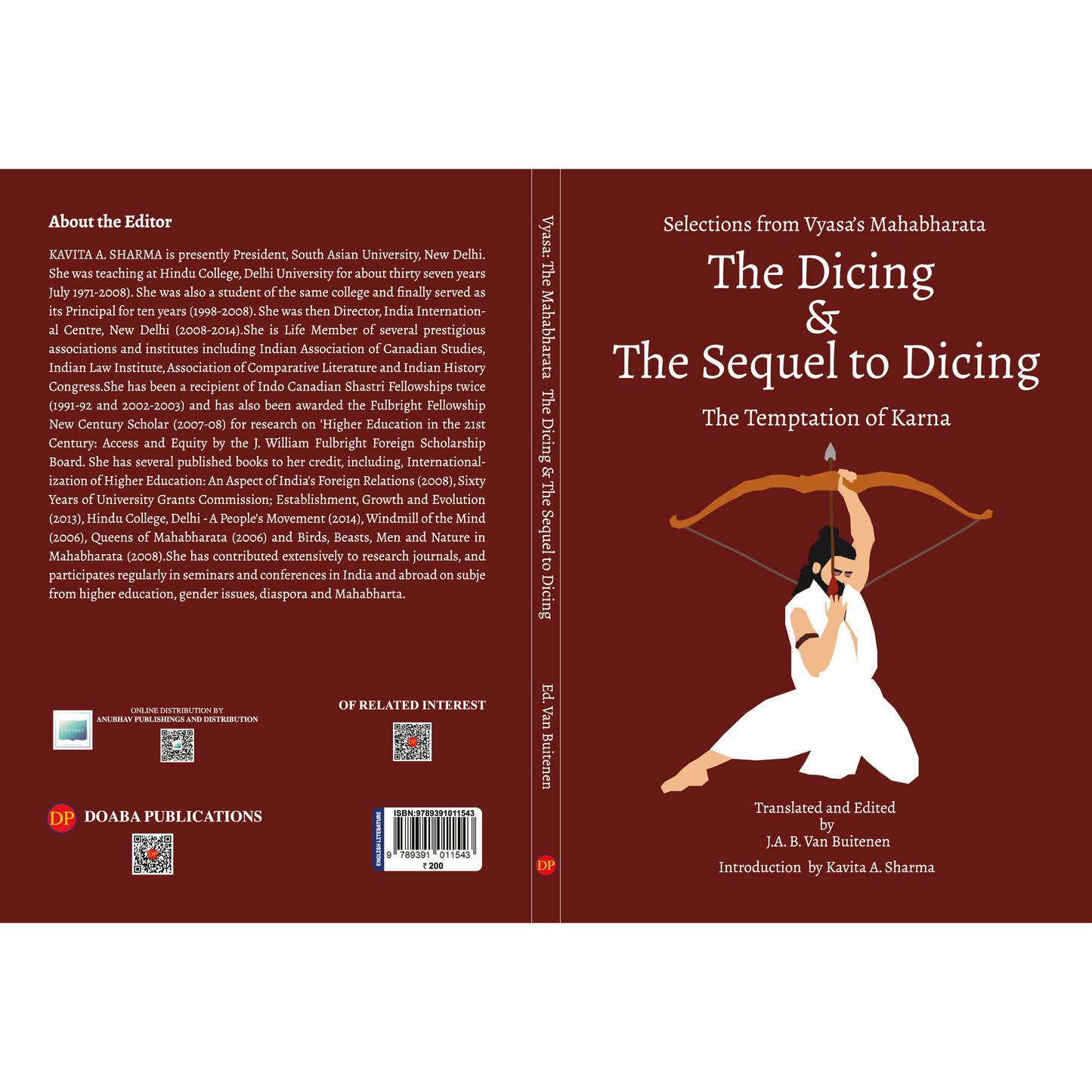 Selections from Vyasa's Mahabharata – The Dicing and The Sequel to Dicing - The Temptation of Karna
