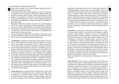 Doaba's Dictionary of Research in Education