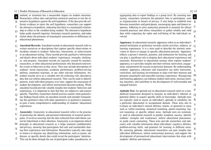 Doaba's Dictionary of Research in Education