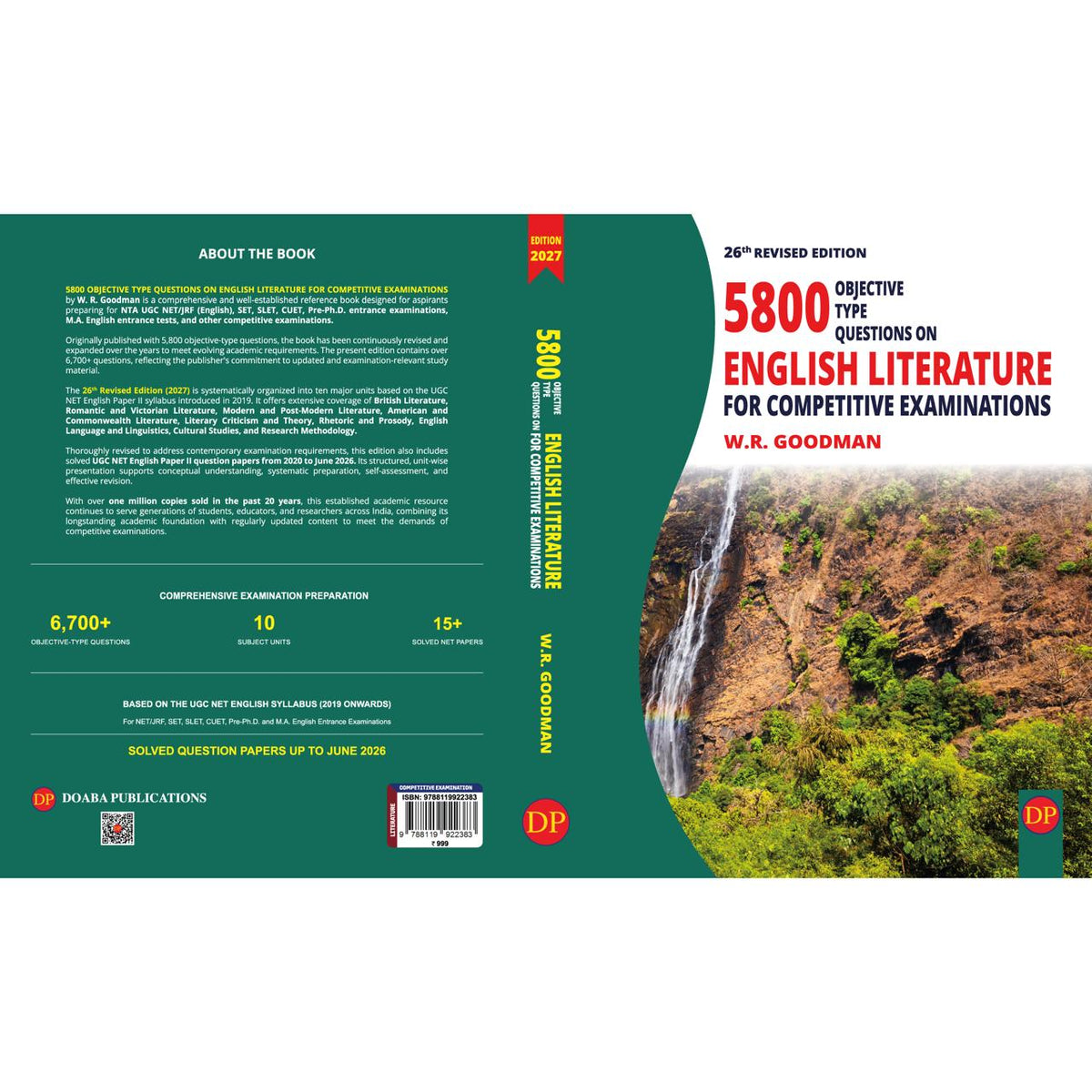 5800 Objective Type Questions on English Literature for Competitive Examinations