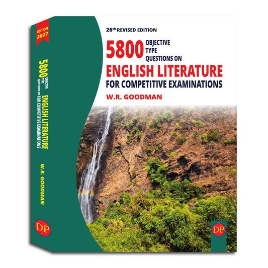 5800 Objective Type Questions on English Literature for Competitive Examinations