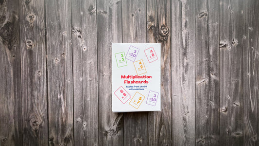 Maths Multiplication Flashcards – Tables from 1 to 10 with Solutions (Pack of 100)