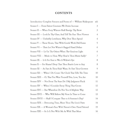 Complete Sonnets and Poems of William Shakespeare