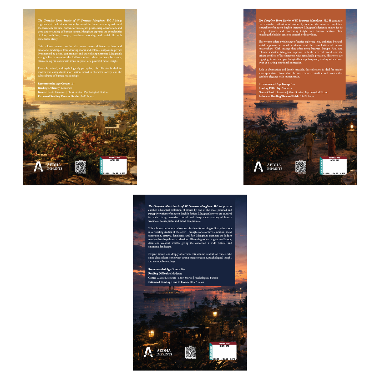 The Complete Short Stories of W. Somerset Maugham (All Volumes)