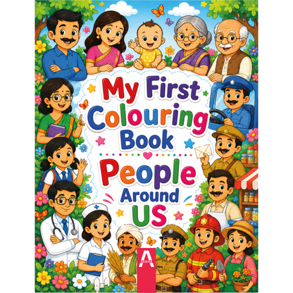 My First Colouring Book – People Around Us