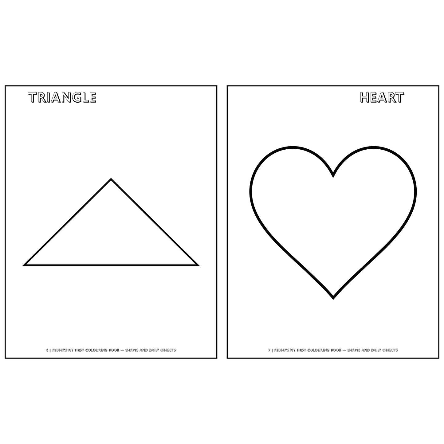 My First Colouring Book – Shapes and Daily Objects