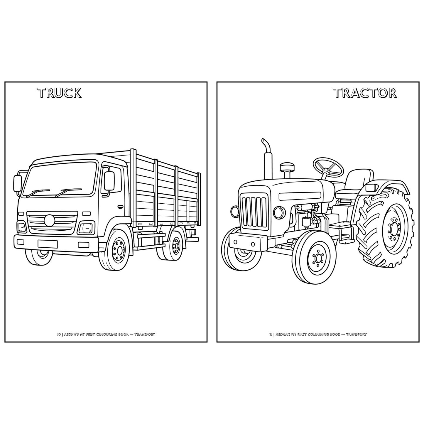 My First Colouring Book – Transport