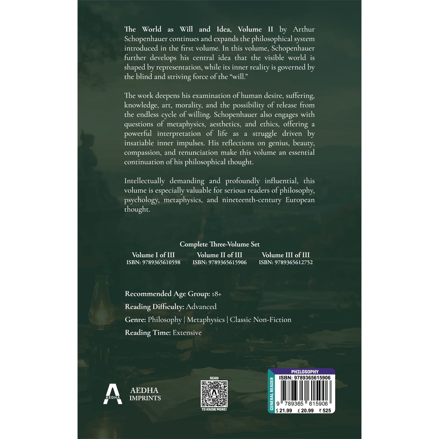 The World as Will and Idea (Volume II)