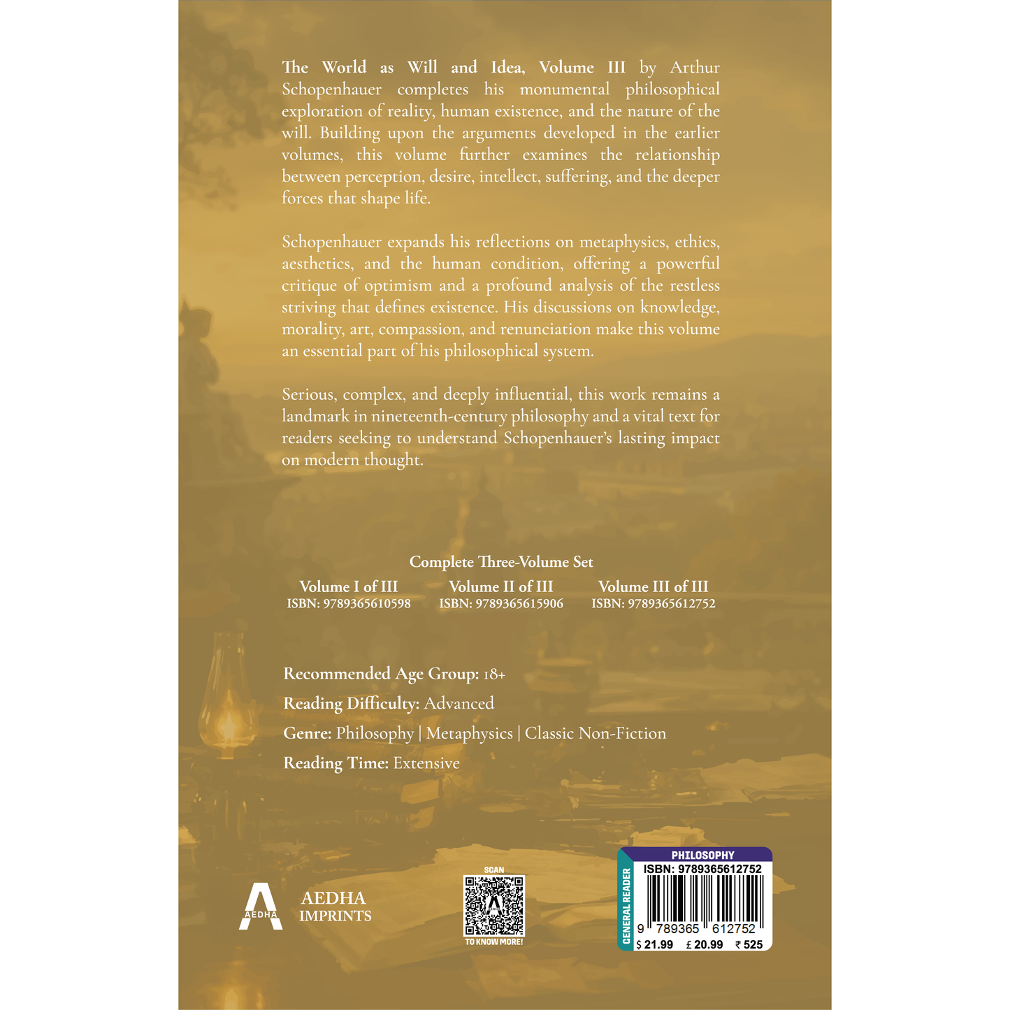 The World as Will and Idea (Volume III)