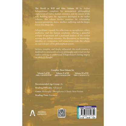 The World as Will and Idea (Volume III)