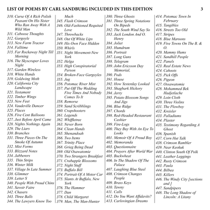 Selected Poems by Carl Sandburg