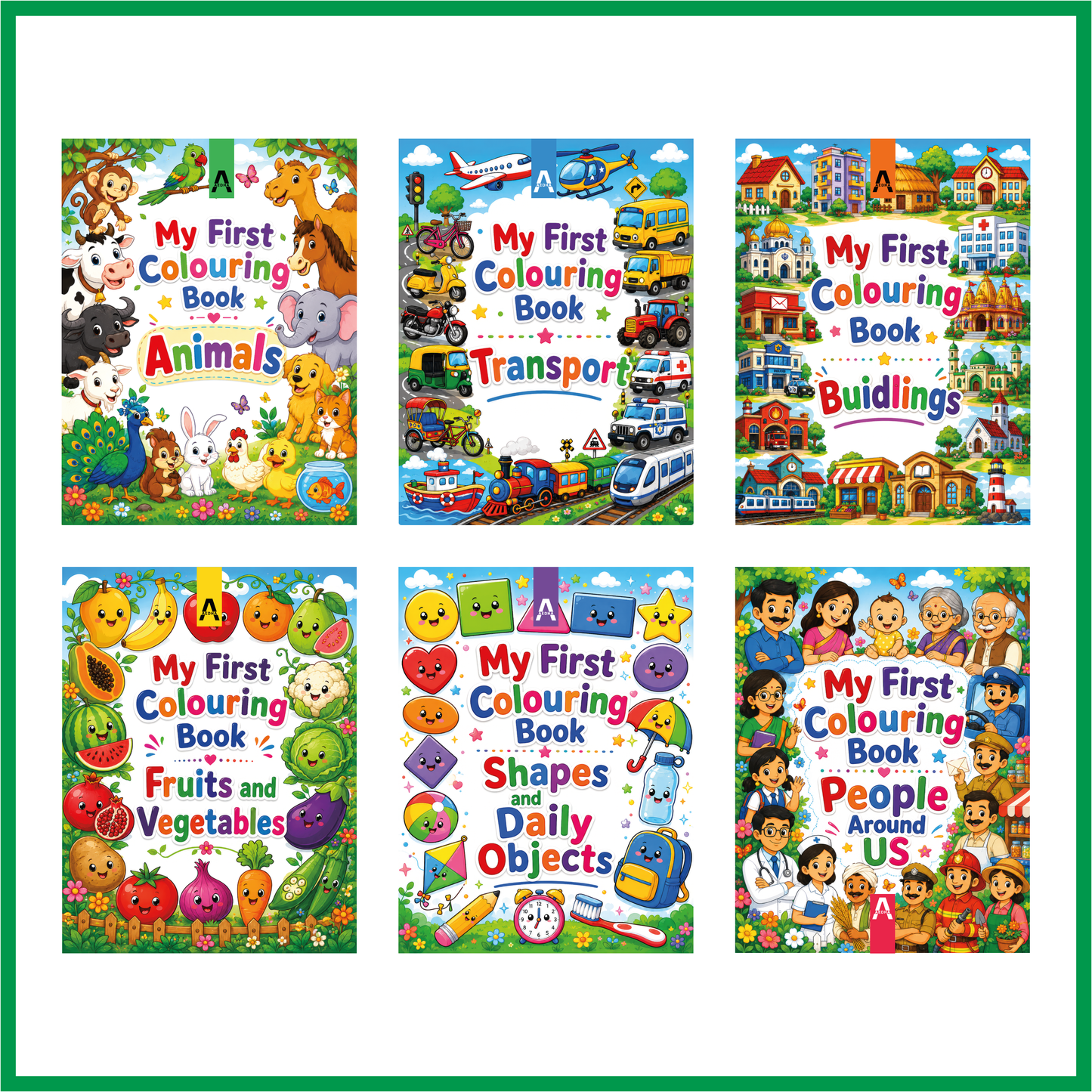 My First Colouring Book – Animals