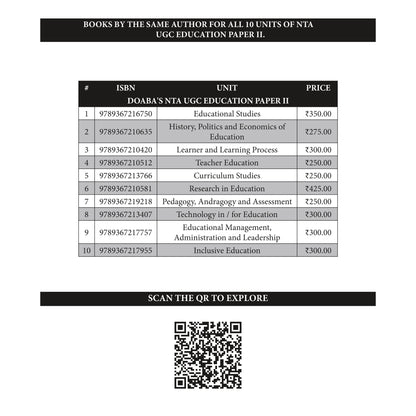 Doaba’s UGC/NTA (NET | SET | JRF) Education Paper - II: Unit - VIII | Technology in/for Education